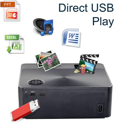 It has Direct USB Play