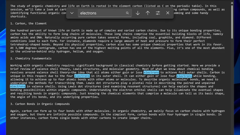 Redesigned Notepad On Windows 11