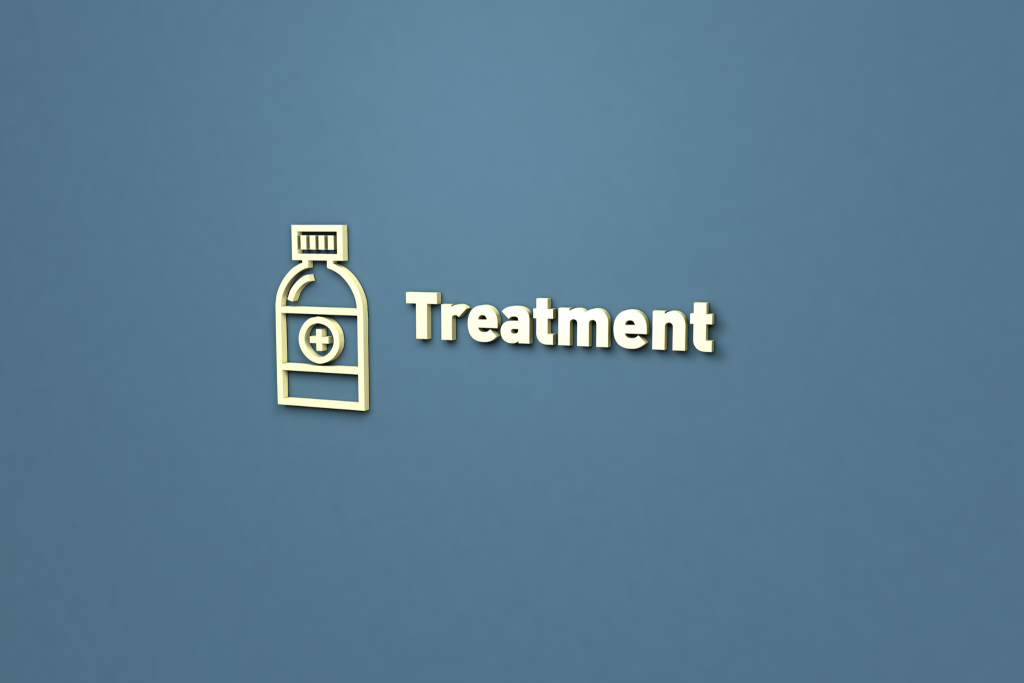 Image that reads treatment