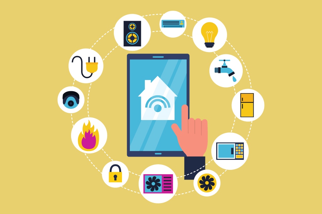 image of Internet of Things on home