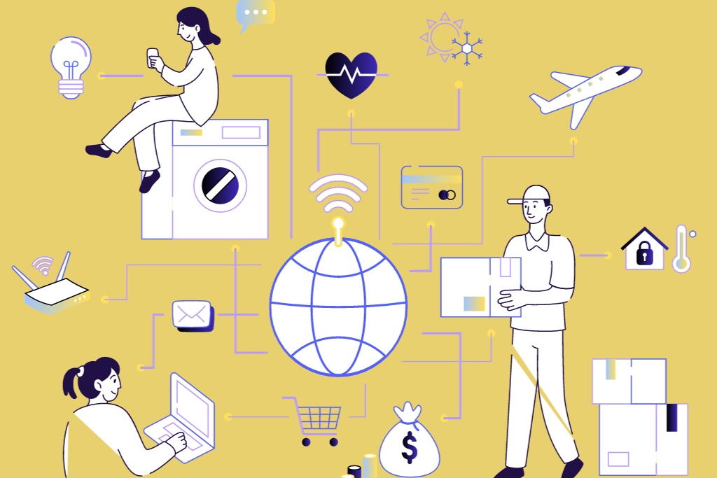 image of Internet of Things in world