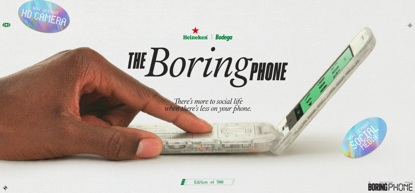 The boring phone- the new mobile phone